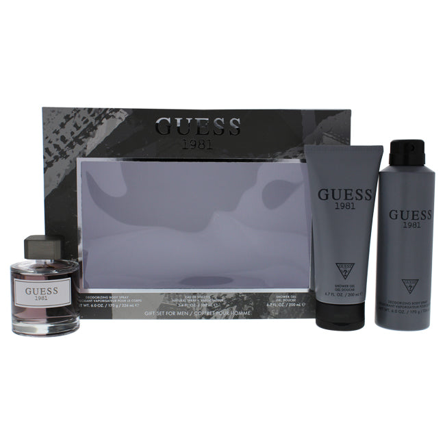 Guess 1981 by Guess for Men - 3 Pc Gift Set Click to open in modal