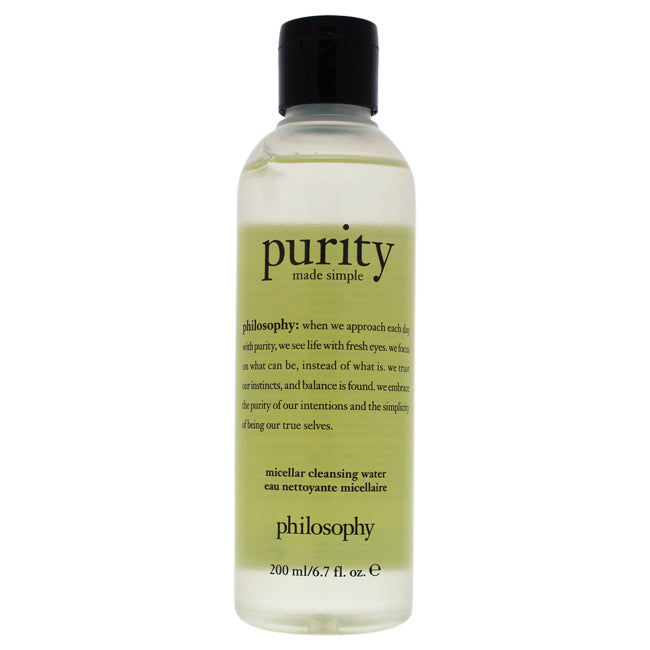 Purity Made Simple Micellar Cleansing Water by Philosophy for Women - 6.7 oz Cleanser Click to open in modal