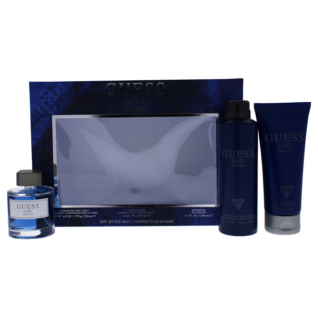 Guess 1981 Indigo by Guess for Men - 3 Pc Gift Set Click to open in modal