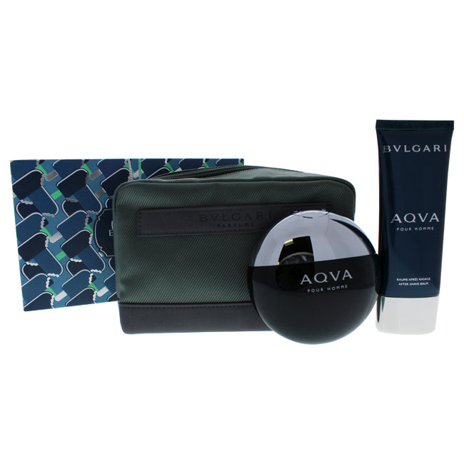 Bvlgari Aqva by Bvlgari for Men - 3 Pc Gift Set Click to open in modal