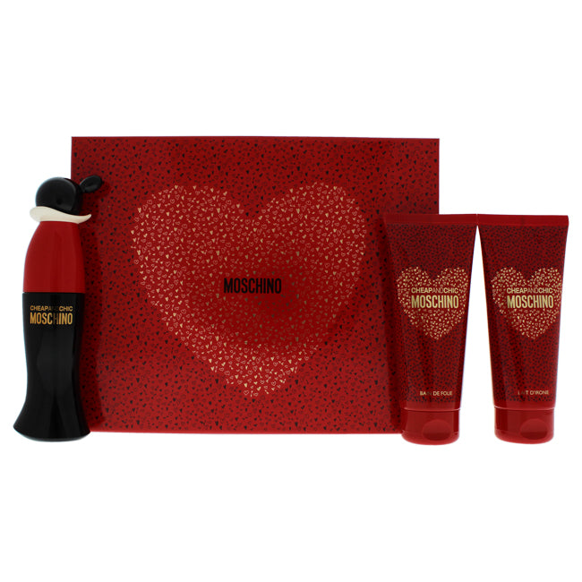 Cheap And Chic by Moschino for Women - 3 Pc Gift Set Click to open in modal