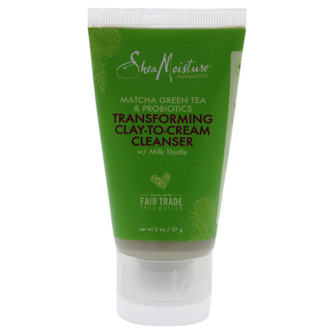 Matcha Green Tea and Probiotics Transforming Clay-To-Cream Cleanser by Shea Moisture for Unisex - 2 oz Cleanser Click to open in modal