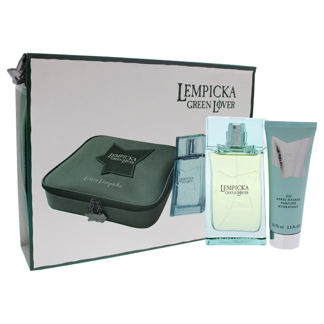 Green Lover by Lolita Lempicka for Men - 3 Pc Gift Set Click to open in modal