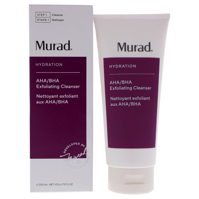 AHA-BHA Exfoliate Cleanser by Murad for Unisex - 6.75 oz Cleanser Click to open in modal