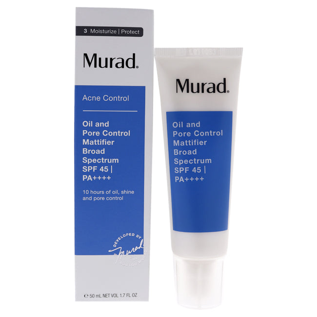 Oil and Pore Control Mattifier Broad Spectrum SPF 45Â by Murad for Unisex - 1.7 oz Treatment Click to open in modal