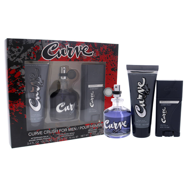 Curve Crush by Liz Claiborne for Men - 3 Pc Gift Set Click to open in modal