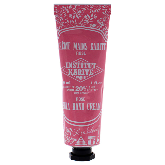 Paris Shea Hand Cream So In Love - Rose by Institut Karite for Unisex - 1 oz Cream Click to open in modal