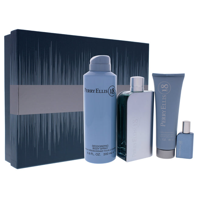 Perry Ellis 18 by Perry Ellis for Men - 4 Pc Gift Set Click to open in modal