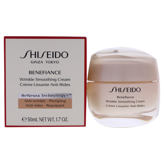 Benefiance Wrinkle Smoothing Cream by Shiseido for Unisex - 1.7 oz Cream Click to open in modal