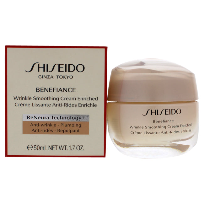 Benefiance Wrinkle Smoothing Cream Enriched by Shiseido for Unisex - 1.7 oz Cream Click to open in modal