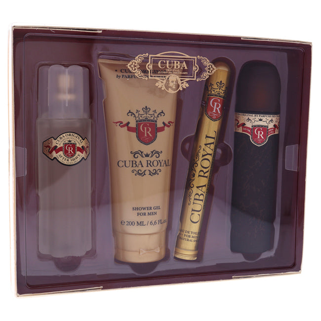 Cuba Royal by Cuba for Men - 4 Pc Gift Set Click to open in modal