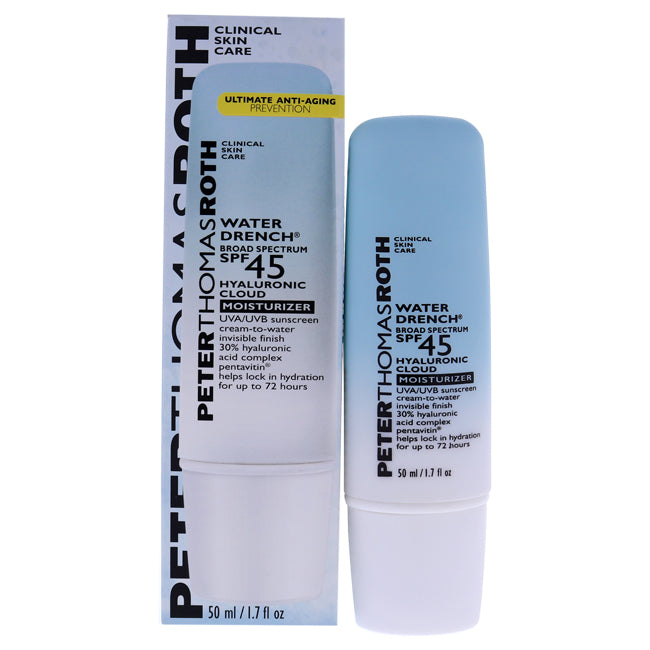Water Drench Cloud Cream Moisturizer SPF 45 by Peter Thomas Roth for Unisex - 1.7 oz Cream Click to open in modal