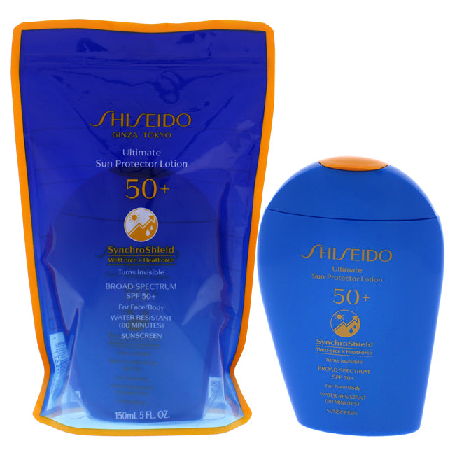 Ultimate Sun Protector Lotion SPF 50 by Shiseido for Unisex - 5 oz Sunscreen Click to open in modal