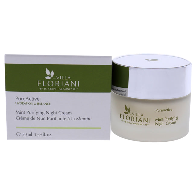 PureActive Purifying Night Cream - Mint by Villa Floriani for Unisex - 1.69 oz Cream Click to open in modal