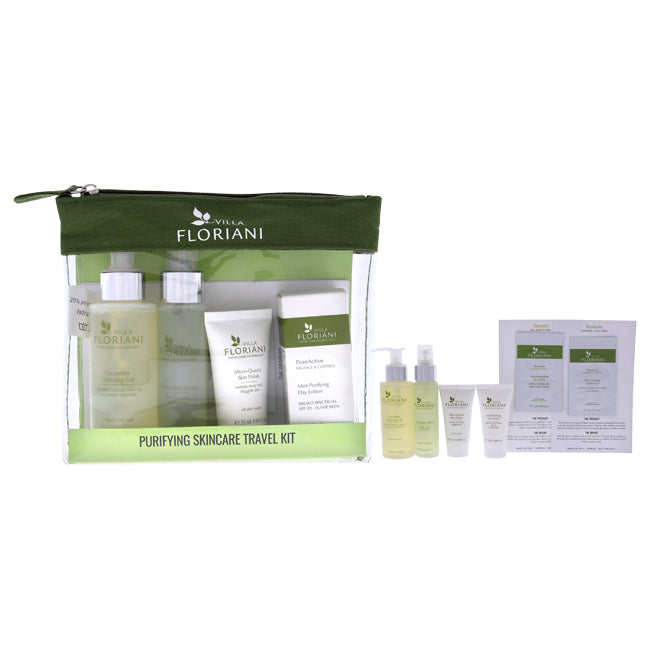 Purifying Skincare Travel Kit by Villa Floriani for Women - 6 Pc Click to open in modal