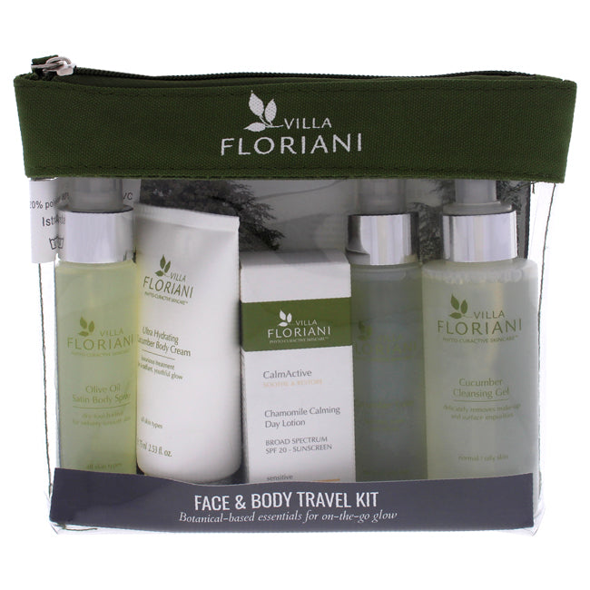 Face and Body Travel Kit by Villa Floriani for Women - 5 Pc Click to open in modal