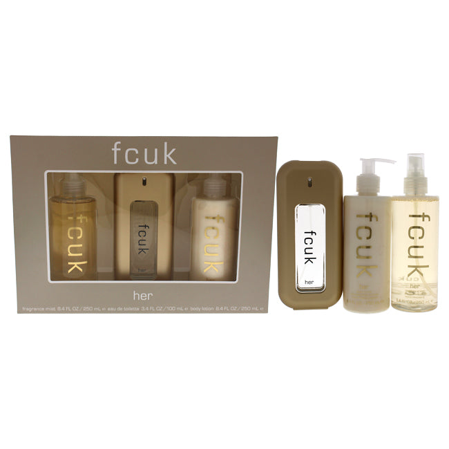 Fcuk by French Connection UK for Women - 3 Pc Gift Set Click to open in modal