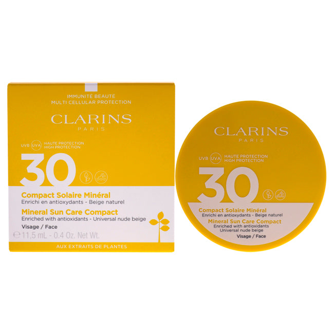 Mineral Sun Care Compact SPF 30 by Clarins for Unisex - 0.40 oz Sunscreen Click to open in modal