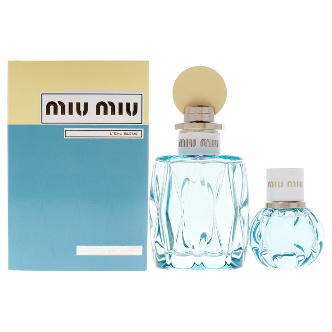 Leau Bleue by Miu Miu for Women - 2 Pc Gift Set Click to open in modal