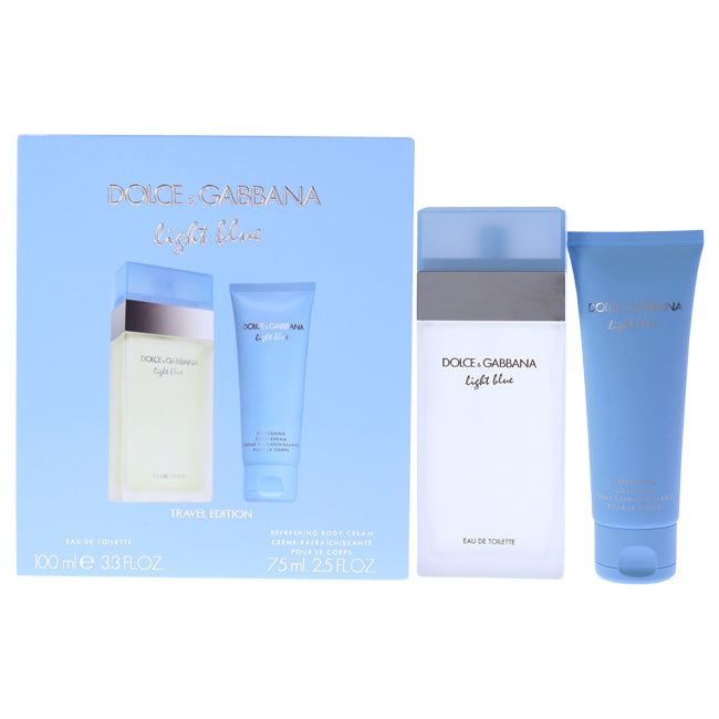 Light Blue by Dolce and Gabbana for Women - 2 Pc Gift Set Click to open in modal