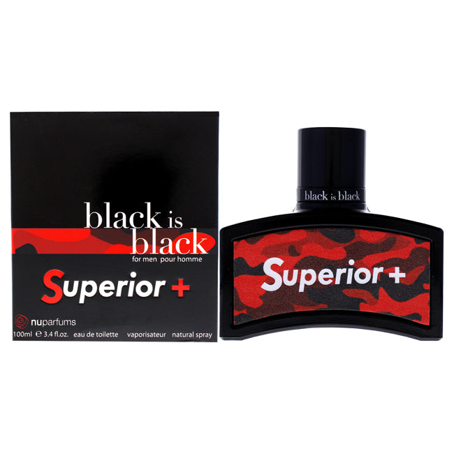 Black Is Black Superior by Nuparfums for Men -  EDT Spray Click to open in modal