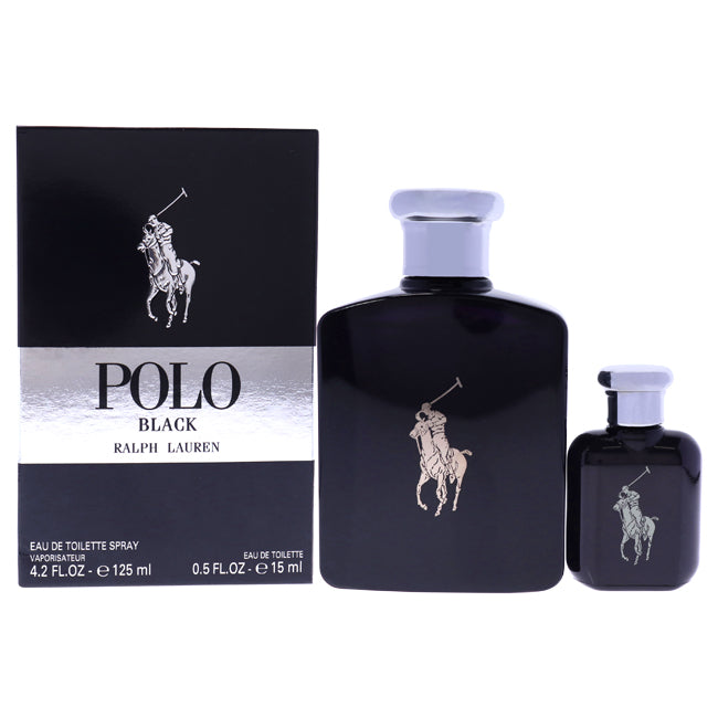 Polo Black by Ralph Lauren for Men - 2 Pc Gift Set Click to open in modal