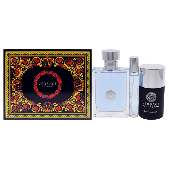 Versace Pour Homme by Versace for Men - 3 Pc Gift Set Click to open in modal