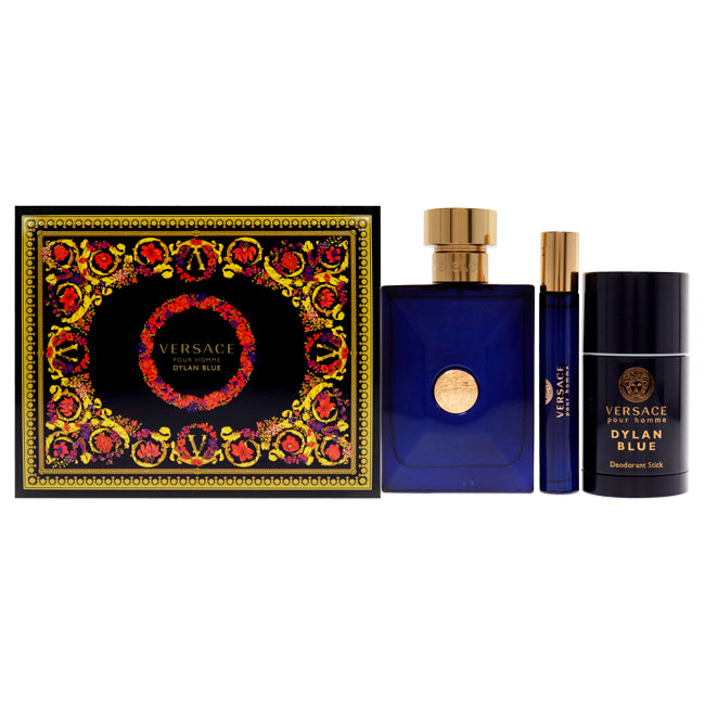 Dylan Blue by Versace for Men - 3 Pc Gift Set Click to open in modal