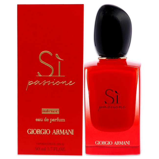 Si Passione Intense Eau De Parfum Spray for Women by Giorgio Armani 1.7 oz. Click to open in modal