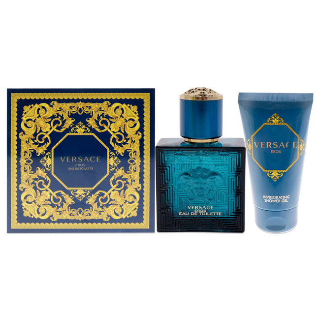 Versace Eros by Versace for Men - 2 Pc Gift Set Click to open in modal