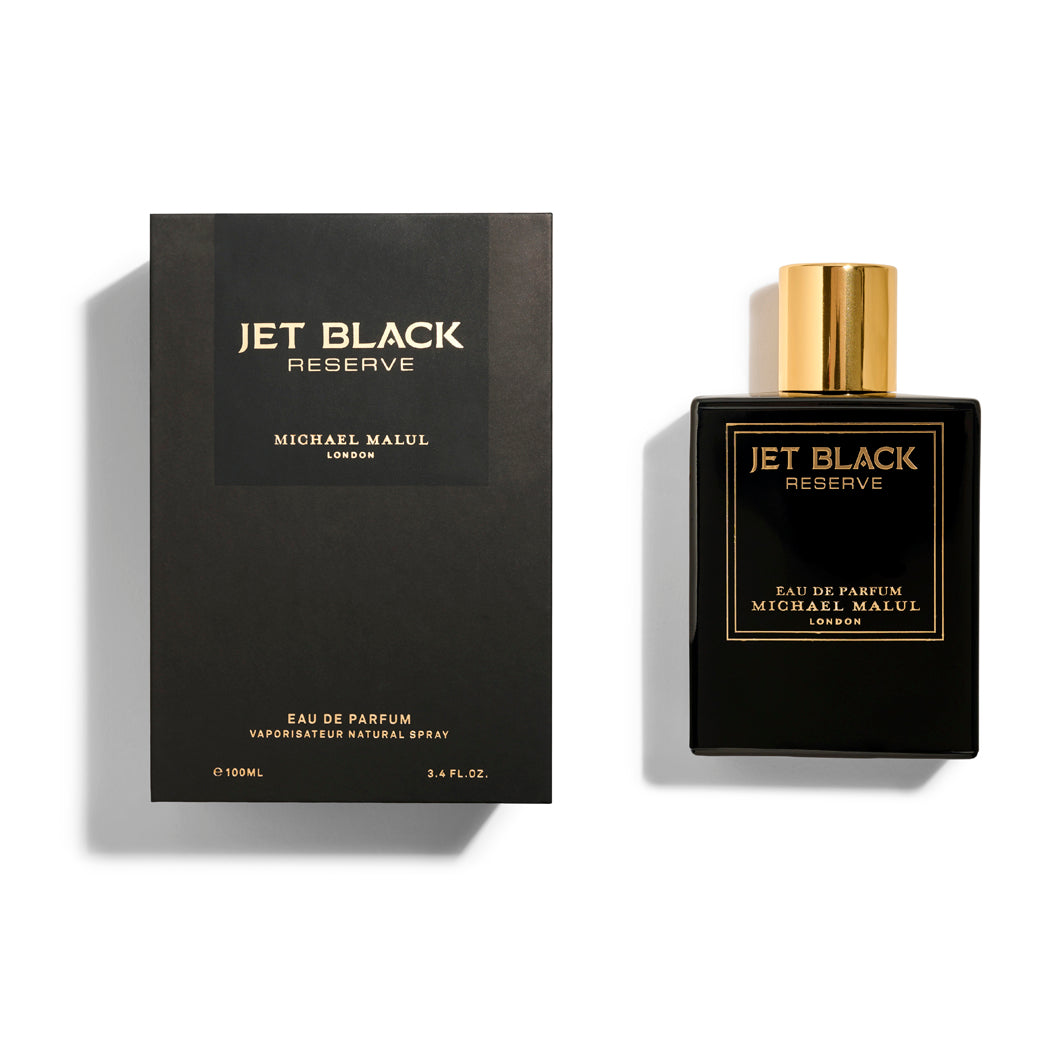 Jet Black Reserve Eau De Parfum Spray For Men By Michael Malul 3.4 oz. Click to open in modal