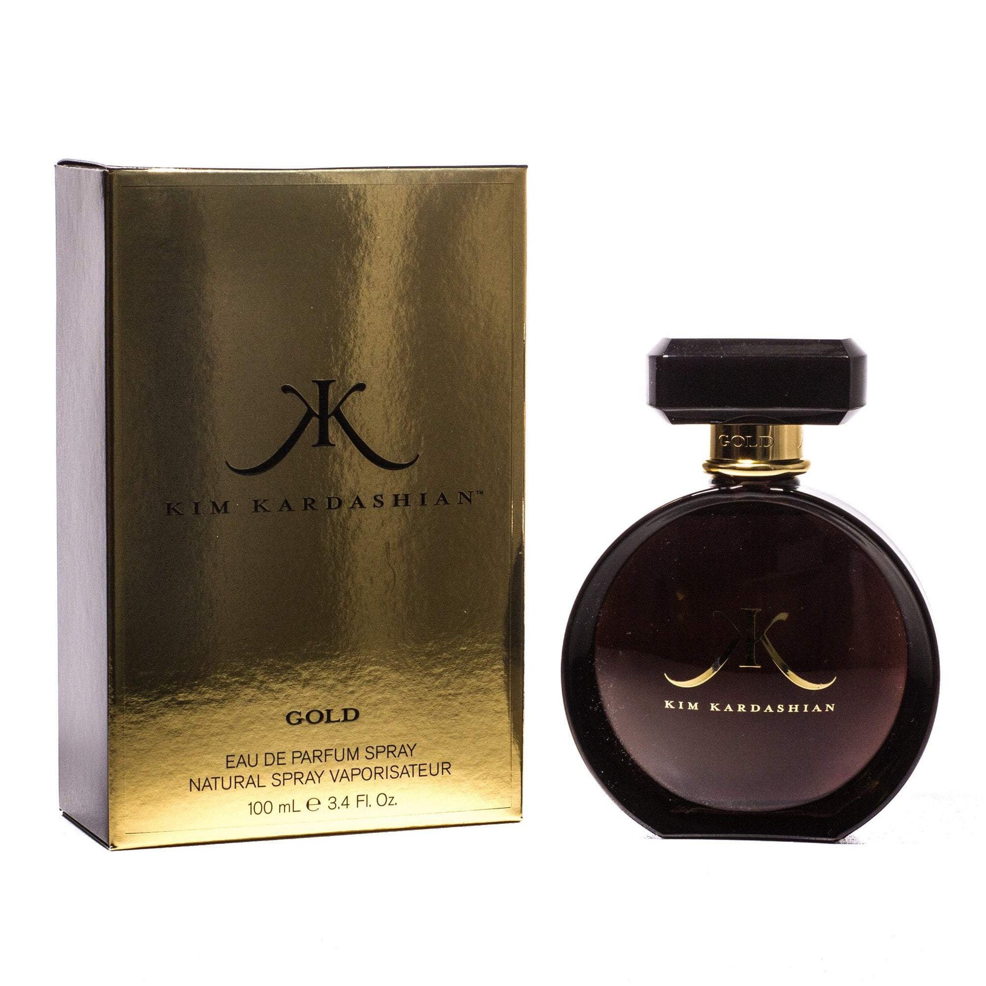 Kim Kardashian Gold Eau de Parfum Spray for Women by Kim Kardashian 3.4 oz. Click to open in modal