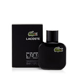 L.12.12 Noir Eau de Toilette Spray for Men by Lacoste 1.7 oz.