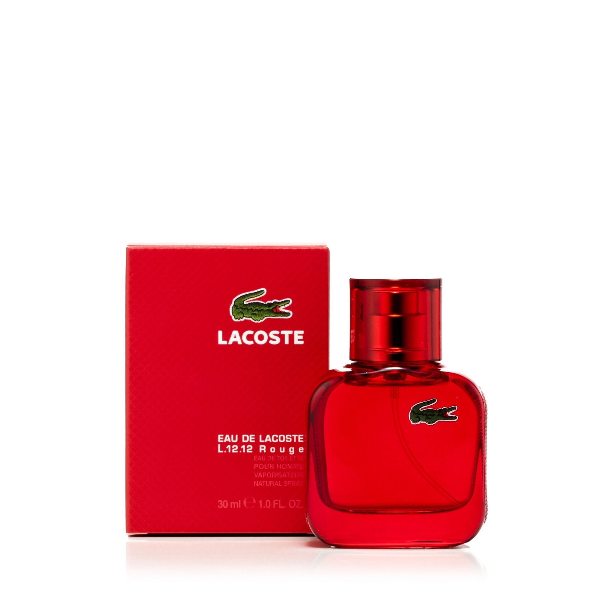 L.12.12 Rouge Eau de Toilette Spray for Men by Lacoste 1.0 oz. Click to open in modal