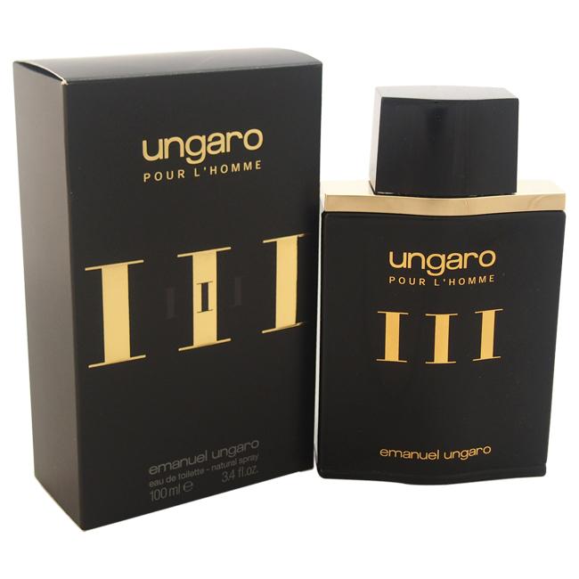 UNGARO III BY EMANUEL UNGARO FOR MEN - Eau De Toilette SPRAY 3.4 oz. Click to open in modal