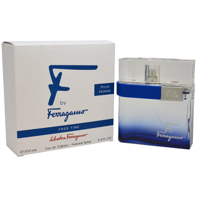 F by Ferragamo Free Time by Salvatore Ferragamo for Men -  Eau de Toilette Spray Featured image