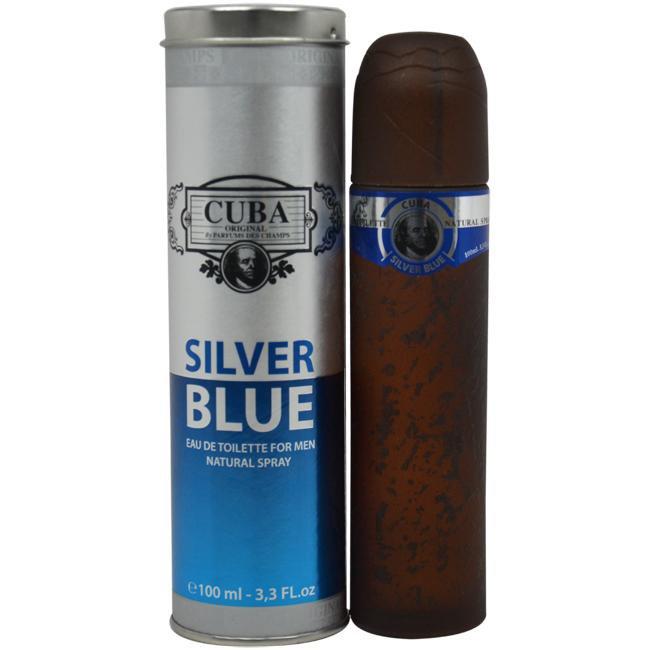 CUBA SILVER BLUE BY CUBA FOR MEN - Eau De Toilette SPRAY 3.3 oz. Click to open in modal