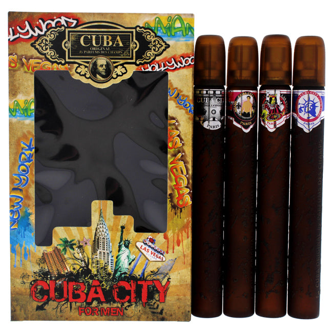 Cuba City by Cuba for Men - 4 Pc Gift Set Click to open in modal