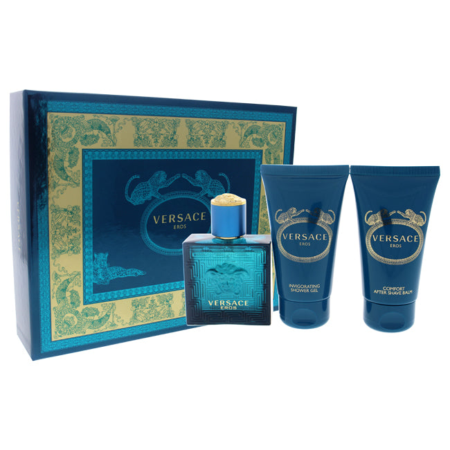 Versace Eros by Versace for Men - 3 Pc Gift Set Click to open in modal