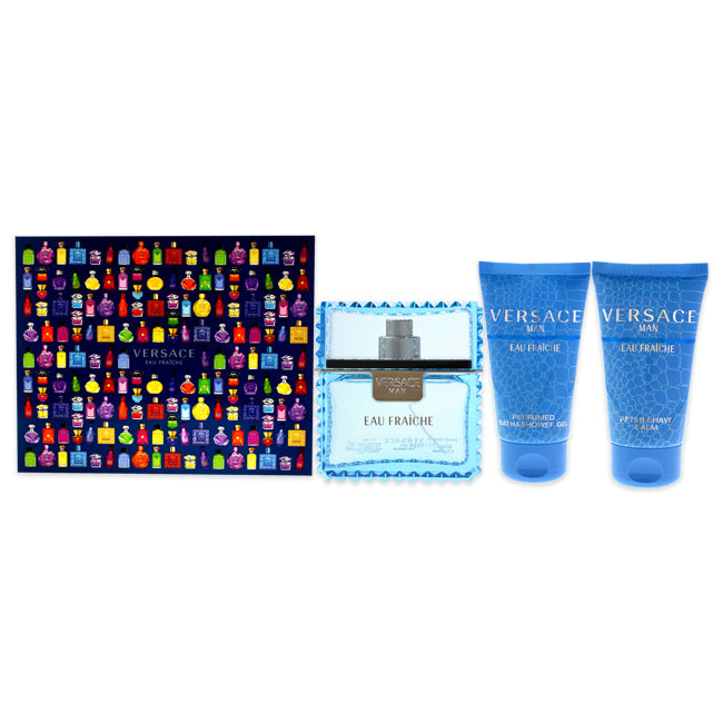 Versace Eau Fraiche by Versace for Men - 3 Pc Gift Set  Click to open in modal
