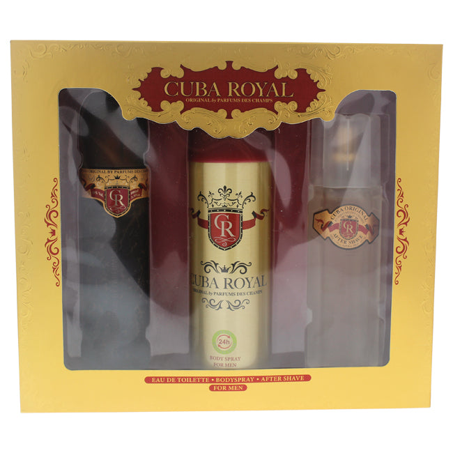 Cuba Royal by Cuba for Men - 3 Pc Gift Set Click to open in modal