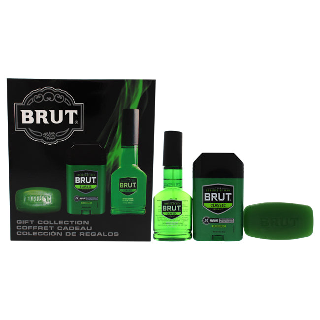 Brut by Faberge Co. for Men - 3 Pc Gift Set Click to open in modal