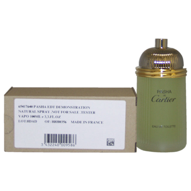 Pasha De Cartier by Cartier for Men - Eau de Toilette Spray (Tester) 3.3 oz. Click to open in modal