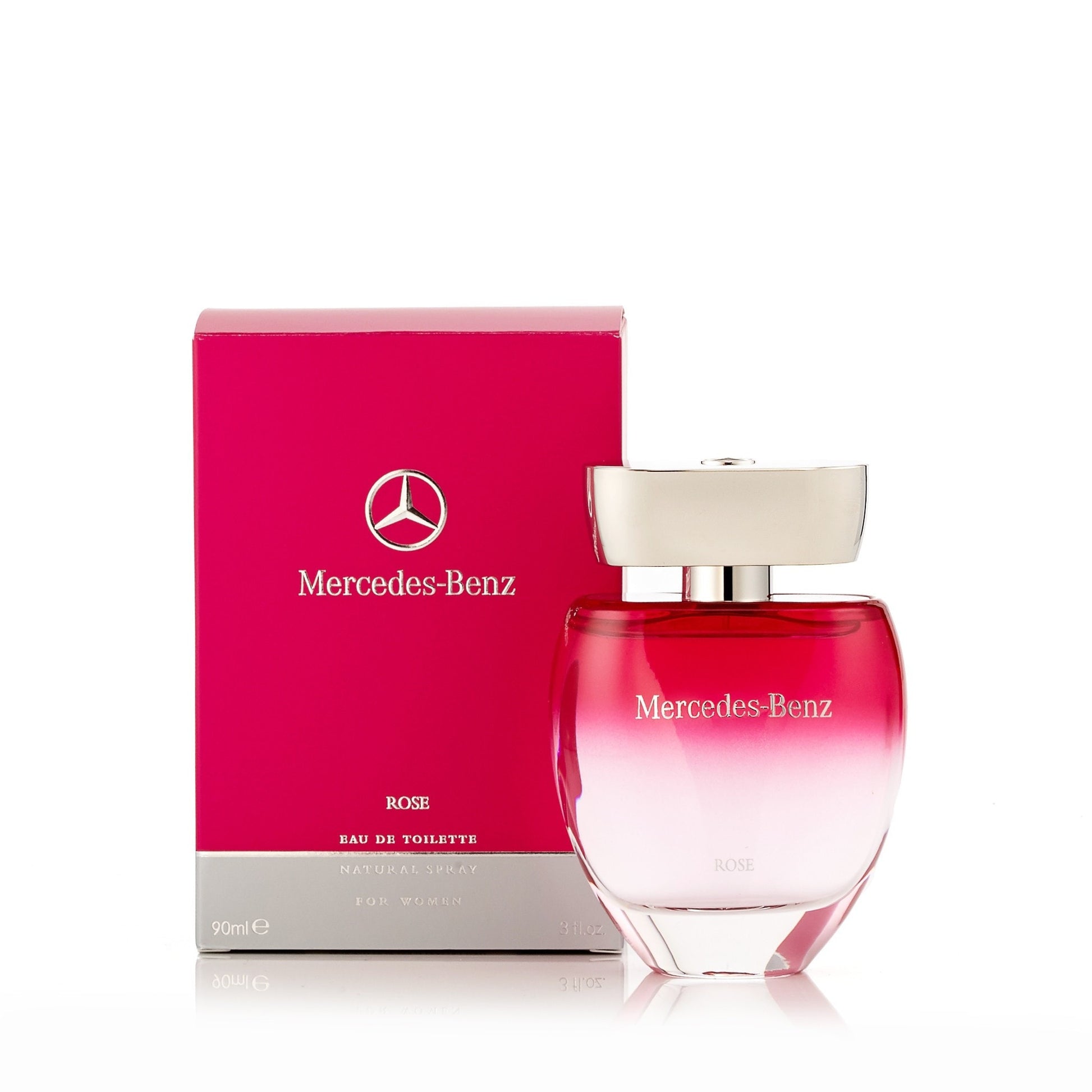 Rose Eau de Toilette Spray for Women by Mercedes-Benz 3.0 oz. Click to open in modal