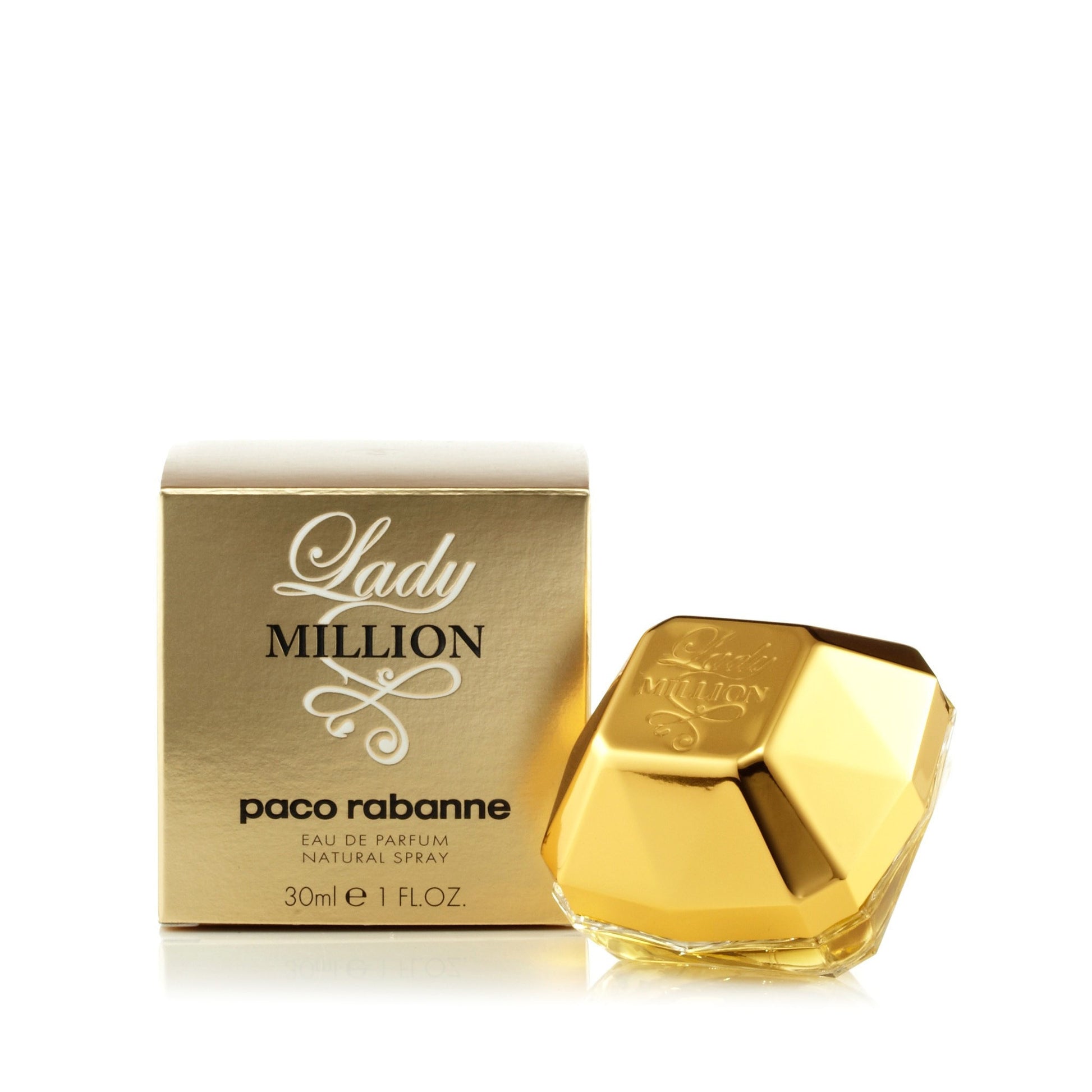 Lady Million Eau de Parfum Spray for Women by Paco Rabanne 1.0 oz. Click to open in modal