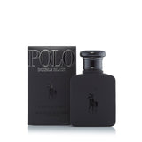 Polo Double Black Eau de Toilette Spray for Men by Ralph Lauren 2.5 oz.