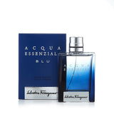 Acqua Essenziale Blu Eau de Toilette Spray for Men by Ferragamo 3.4 oz.