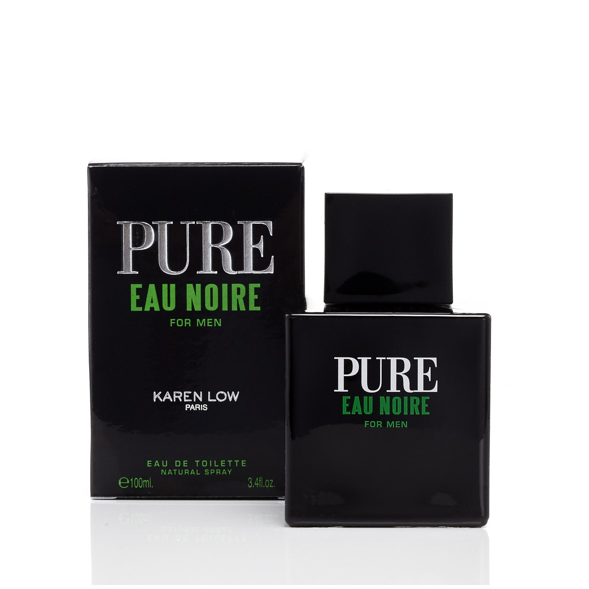 Pure Eau Noir Eau de Toilette Mens Spray 3.4 oz. Click to open in modal