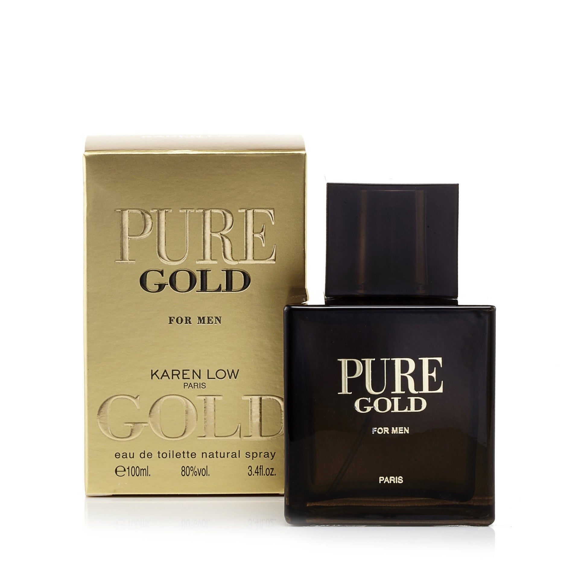 Pure Gold Eau de Toilette Mens Spray 3.4 oz. Click to open in modal