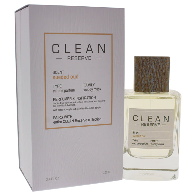 Reserve Sueded Oud by Clean for Unisex - EDP Spray Click to open in modal